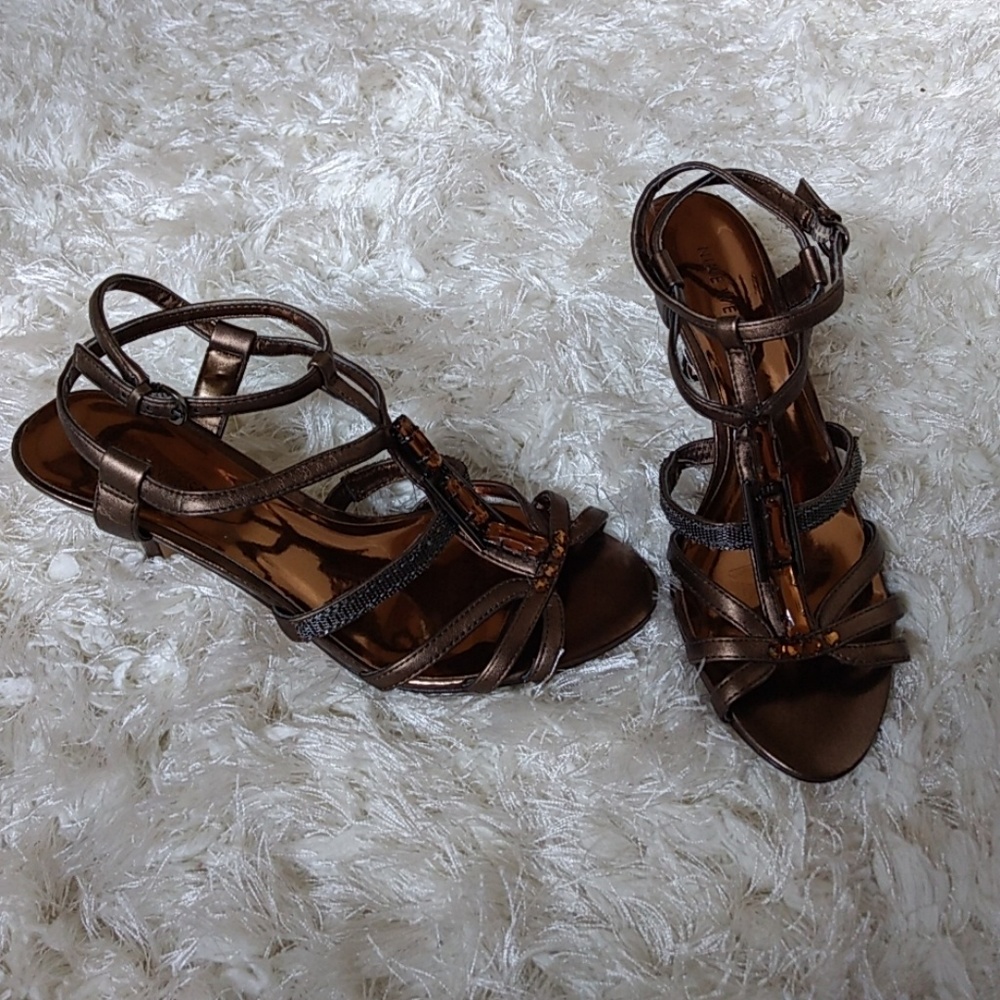 Brown Nine West heels size 6.5